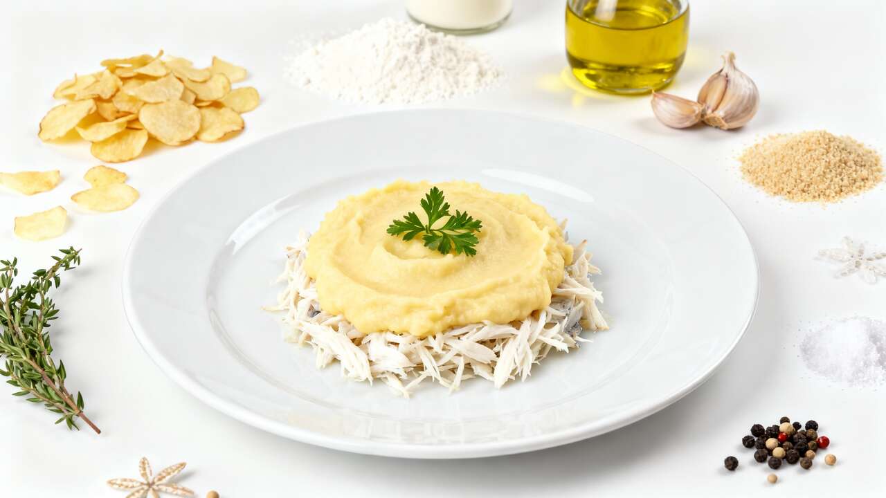 Parmentier léger au cabillaud : recette équilibrée