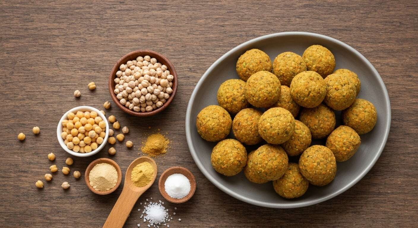 Falafels légers : boulettes de pois chiche libanaises maison