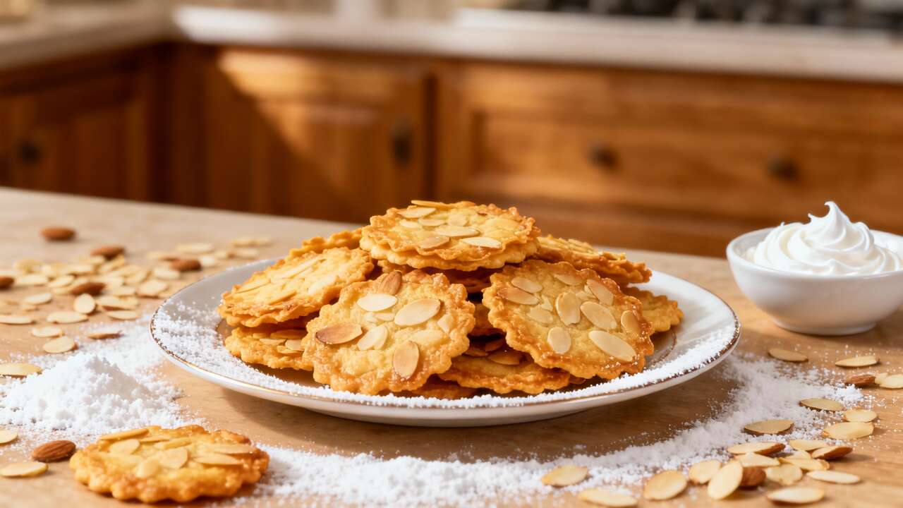 Tuiles légères aux amandes : recette facile et gourmande