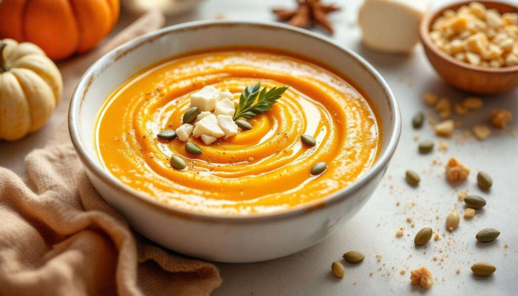 Comment ne pas craquer pour cette recette de velouté de butternut au chèvre
