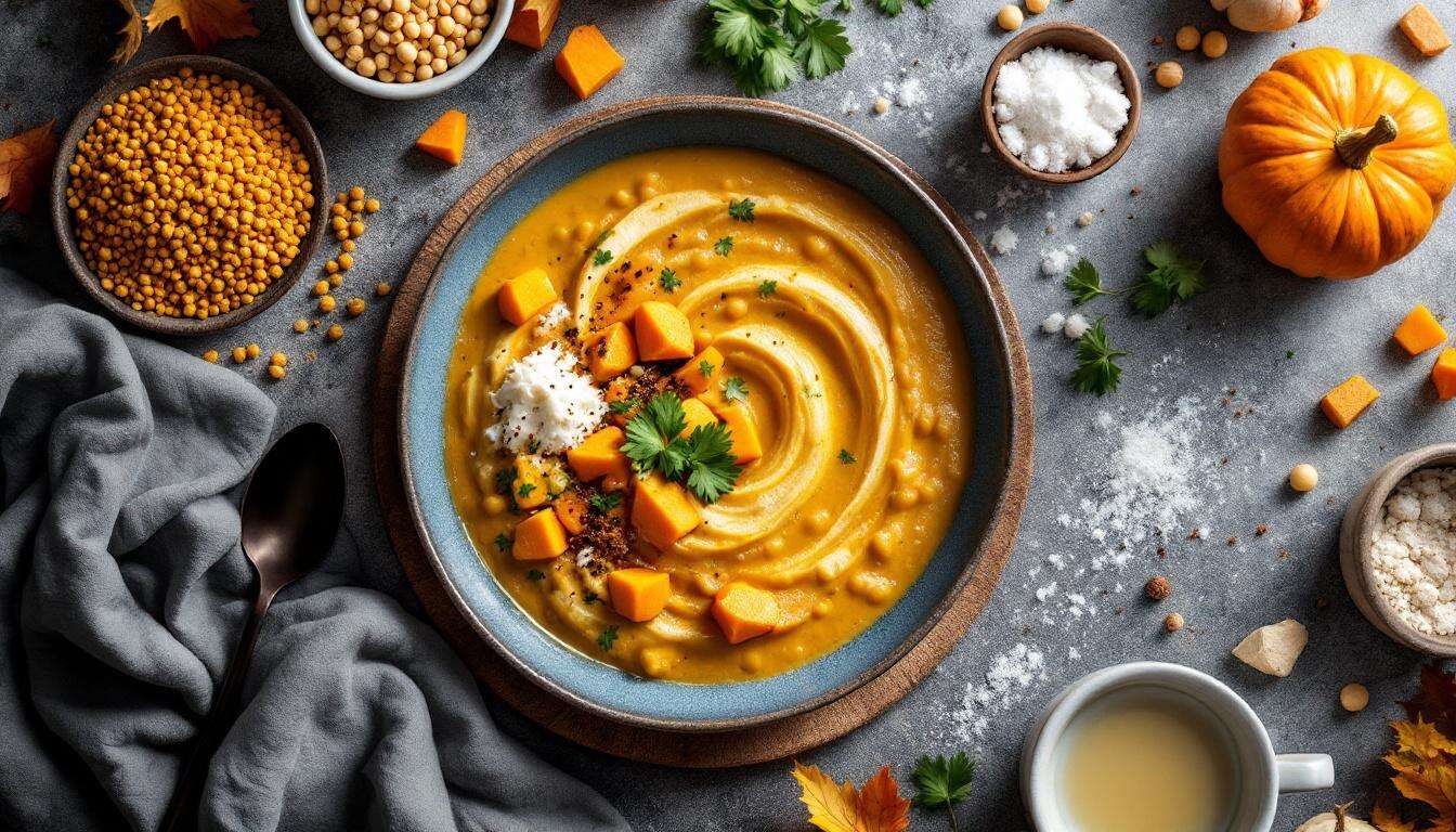 « La recette réconfortante que j’adore en octobre » : le dahl crémeux au lait de coco et légumes d’automne !