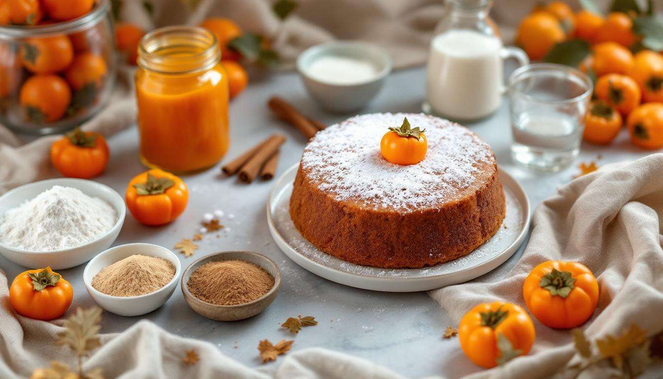 « Bien mieux que la tarte aux pommes » : ce gâteau au kaki rapide et moelleux fait fondre tous les gourmands cet automne !