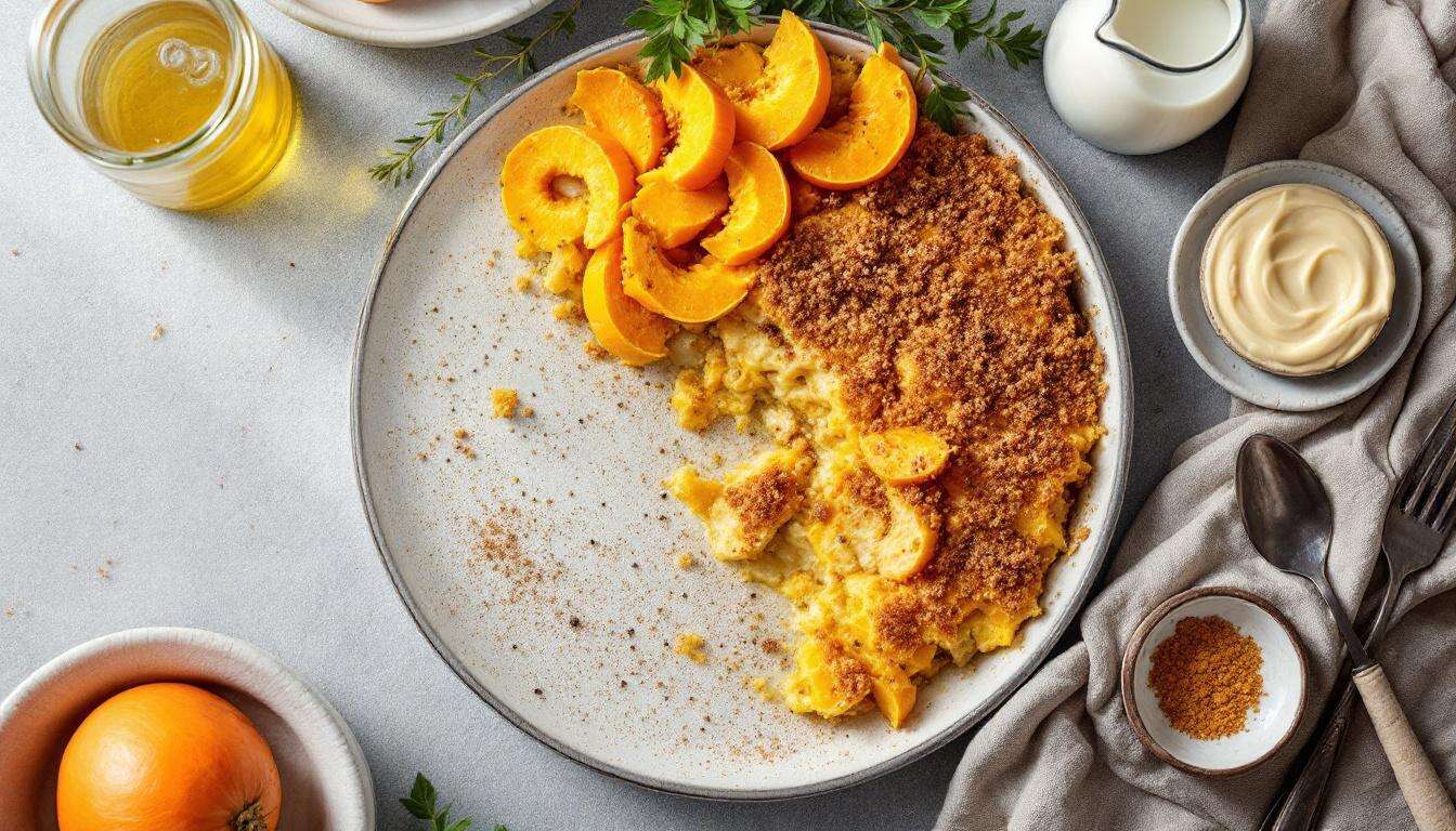 Quand la courge en gratin devient crémeuse sans crème : la recette ultra-douce qui fait aimer l’automne à table