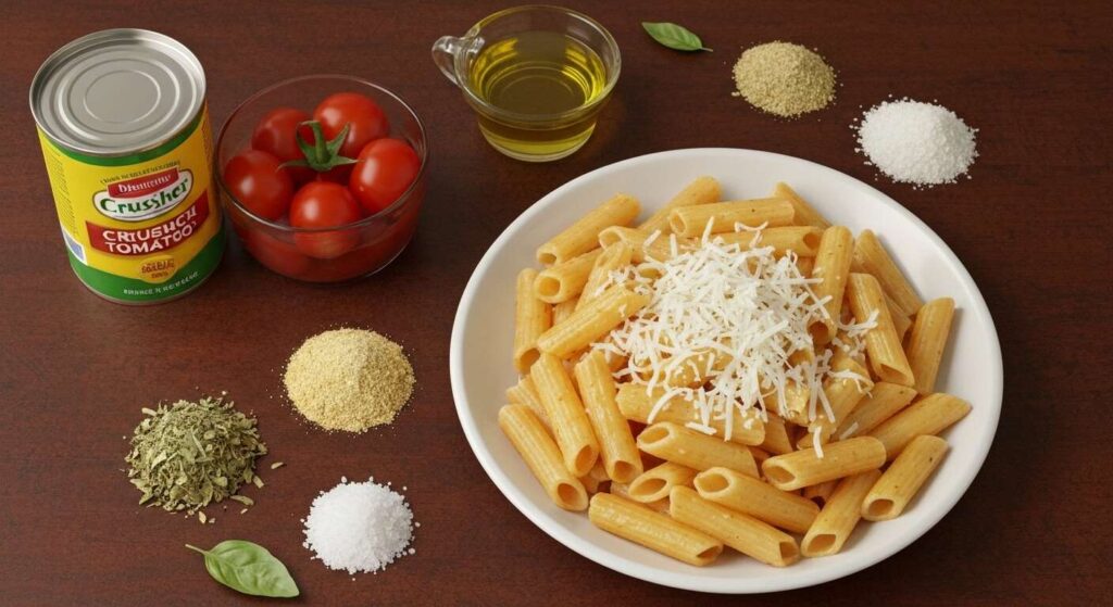 Recette des pâtes italiennes traditionnelles à la mozzarella