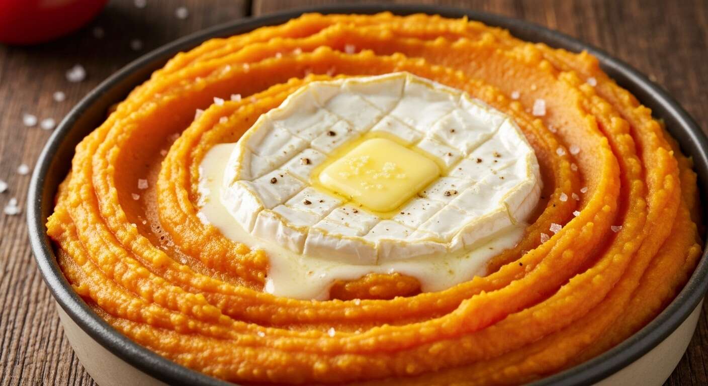 Recette Aligot de Camembert et Patate Douce