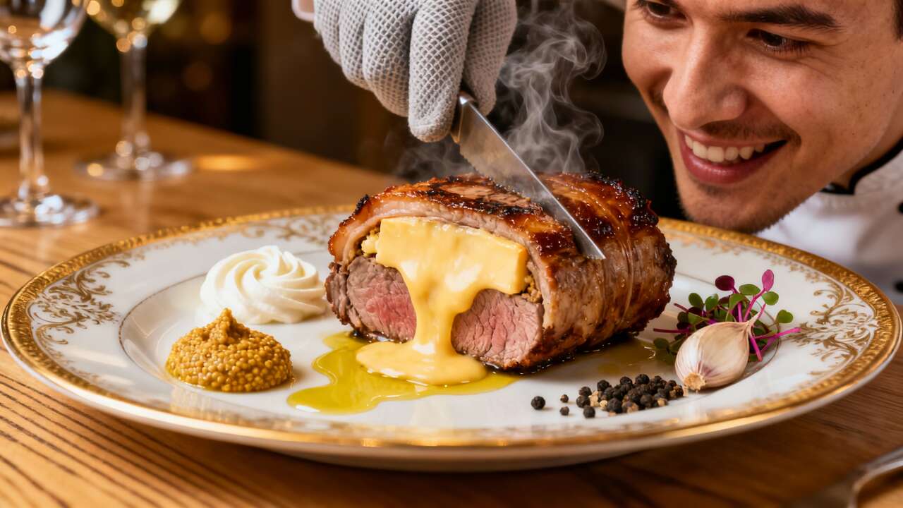 Filet mignon farci au Maroilles : recette gourmande