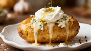 Pommes de Terre au Four et Bleu : recette Savoureuse