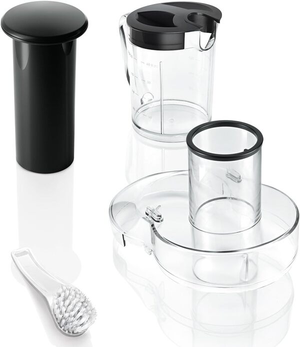 Bosch Extracteur de jus VitaJuice 2 MES25A0, presse-agrumes électrique pour fruits et légumes, grand arbre de remplissage, va au lave-vaisselle, 700 W, blanc / anthracite