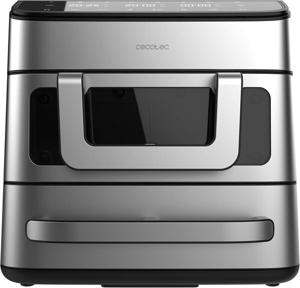 Cecotec Friteuse à Air et Four - Air Fryer 18L Cecofry FoodCourt 18000 4Pizza. 2700W, Four 12