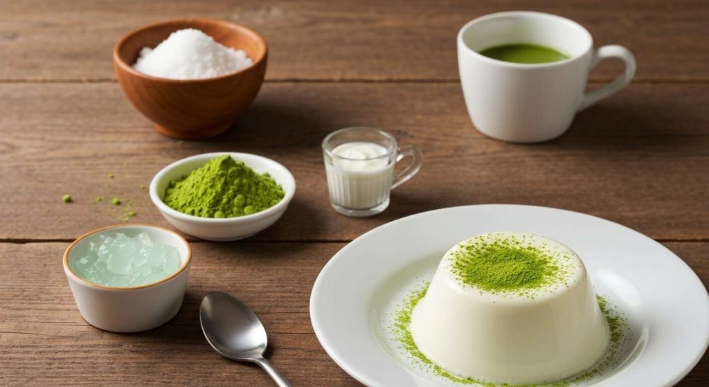 Panna cotta légère au thé vert : recette facile et rapide