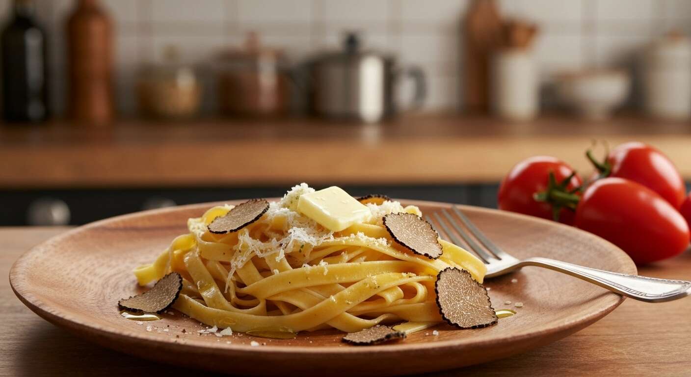 Tagliatelles aux truffes et parmesan : bluffez vos invités