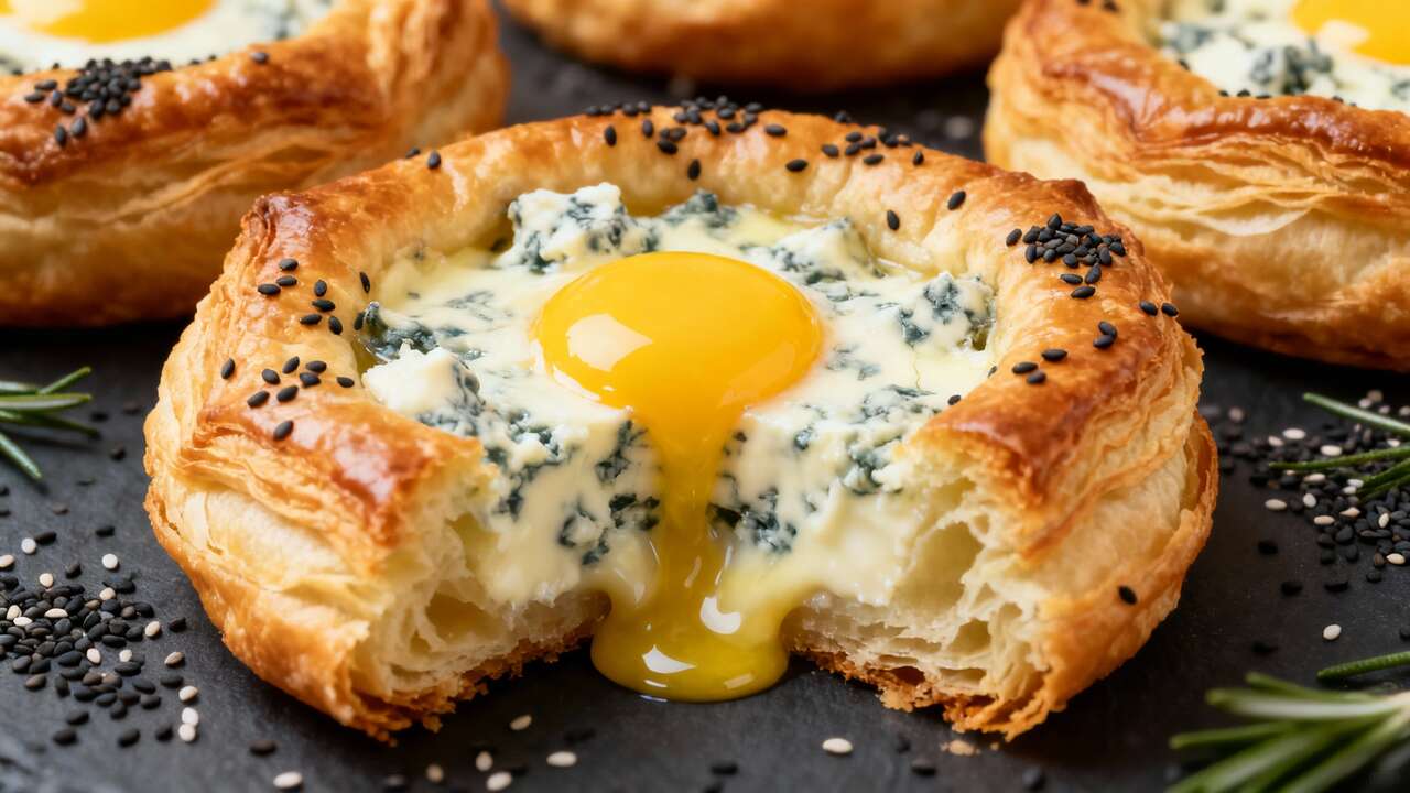 Feuilletés Apéritifs au Fromage Bleu : recette Gourmande