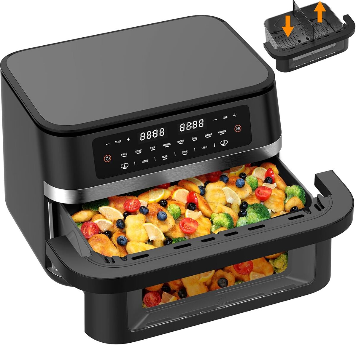 Test : air fryer XXL 11L, friteuse à air performante et flexible