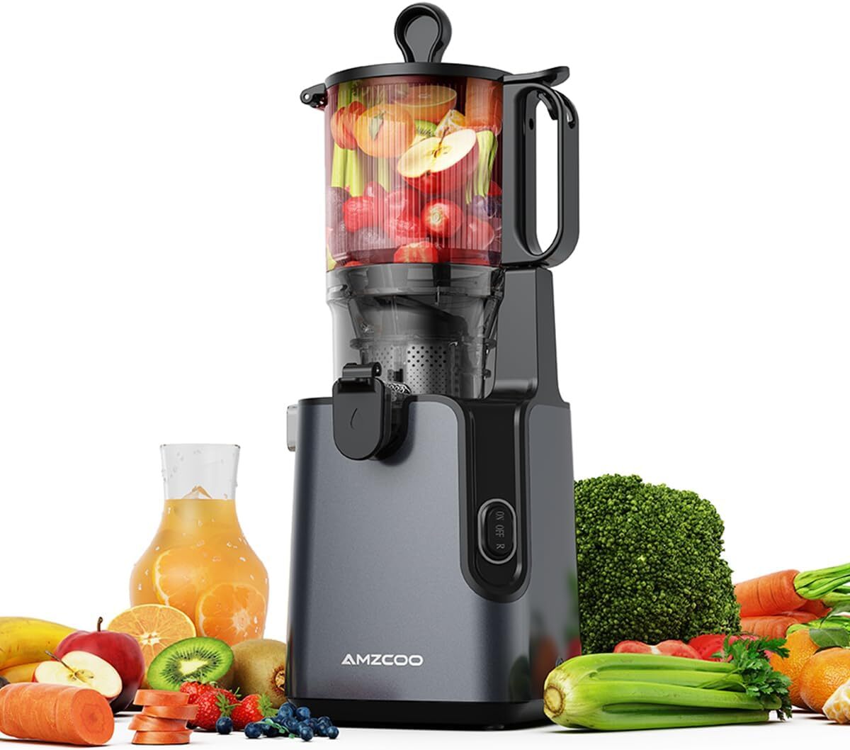 Test : extracteur de jus Amzcoo Slow Juicer, presse à froid performante