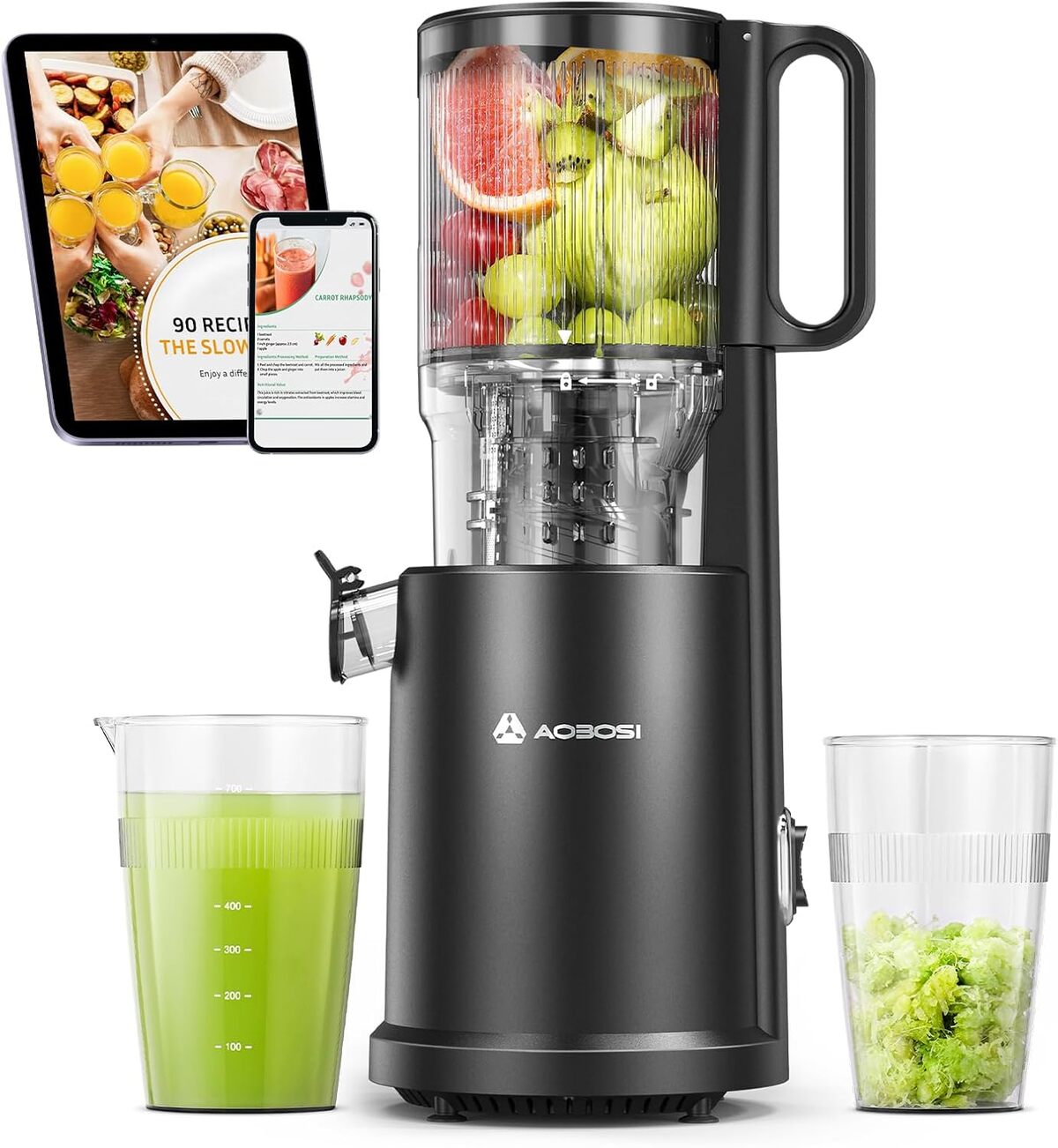 Test : extracteur de jus Aobosi 200W à grande ouverture