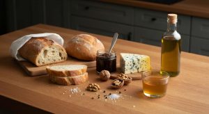 Toasts festifs au fromage bleu : recette gourmande