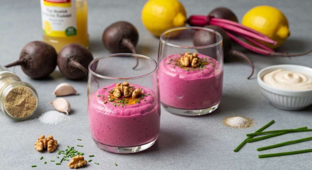 Mousse de betterave légère en verrine : recette facile et rafraîchissante