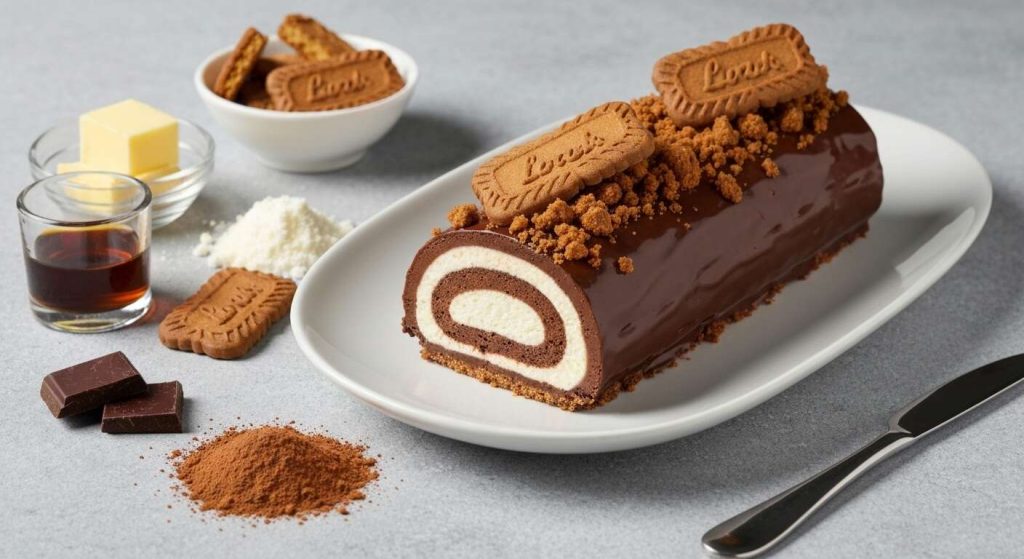 Bûche Cheesecake au Chocolat et Fromage Frais