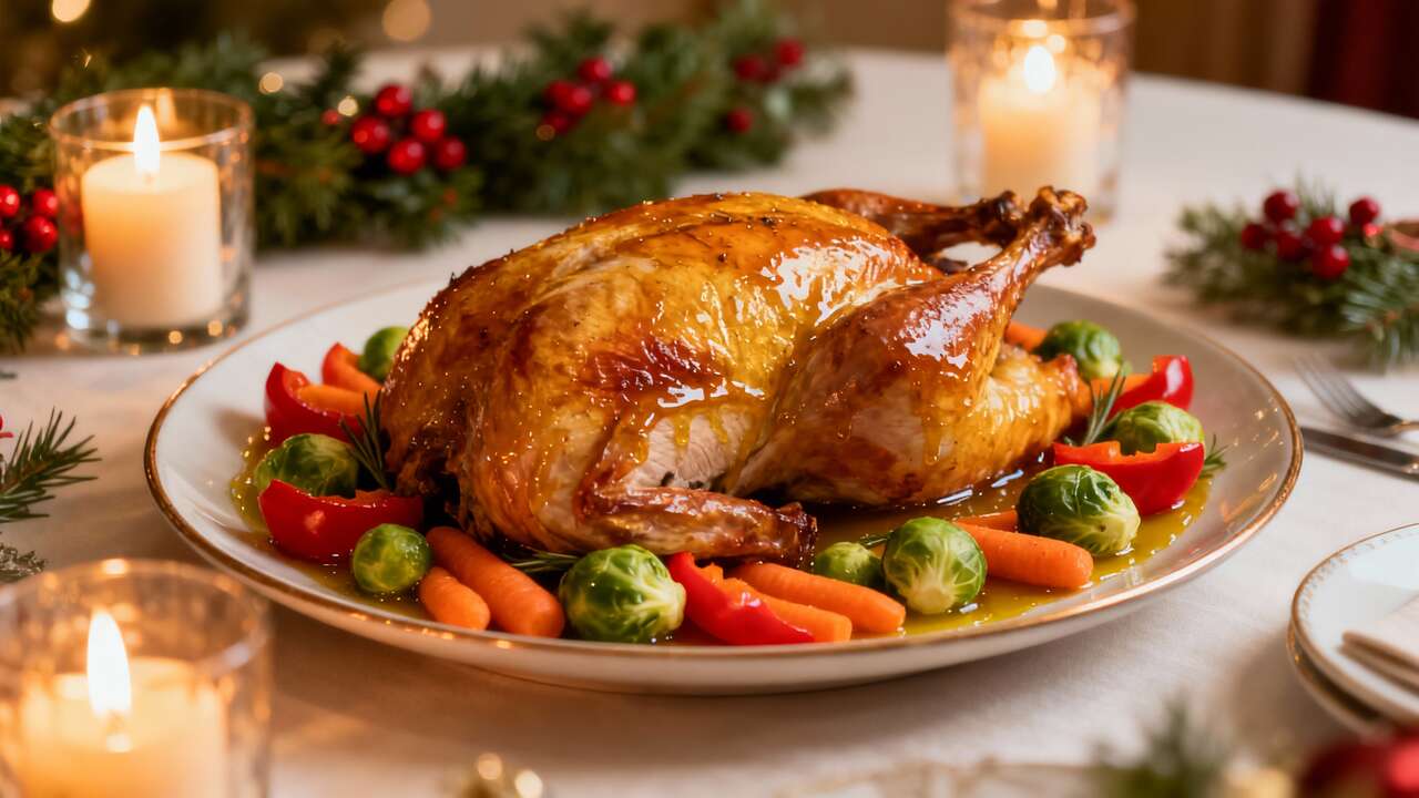 Recette de dinde de Noël légère