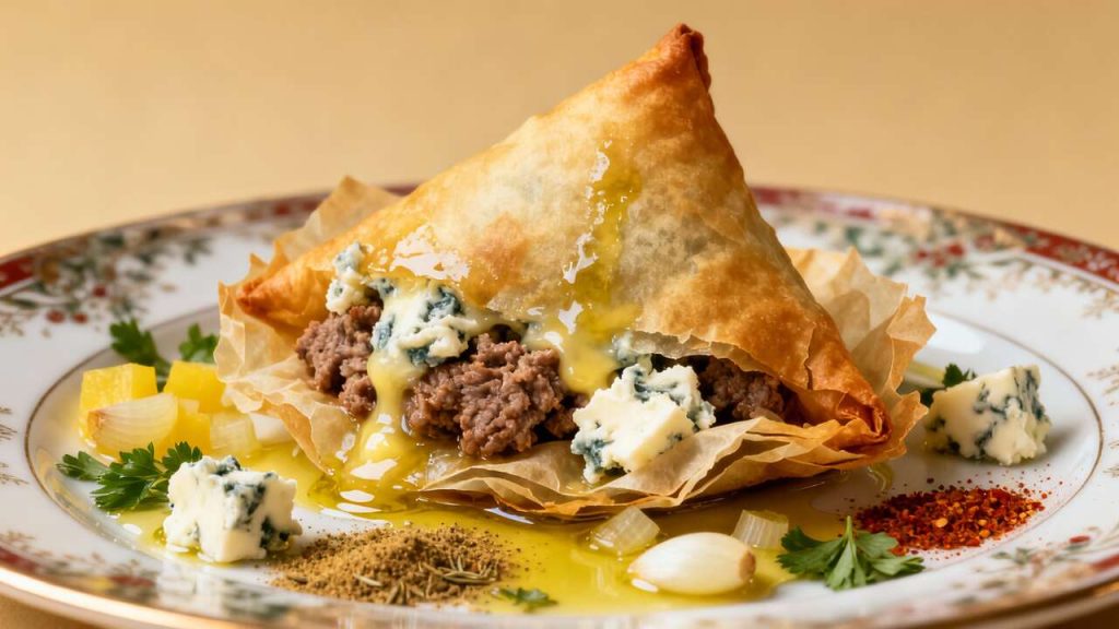 Recette Samoussa au Bœuf et Fromage Bleu : éveillez vos Papilles !