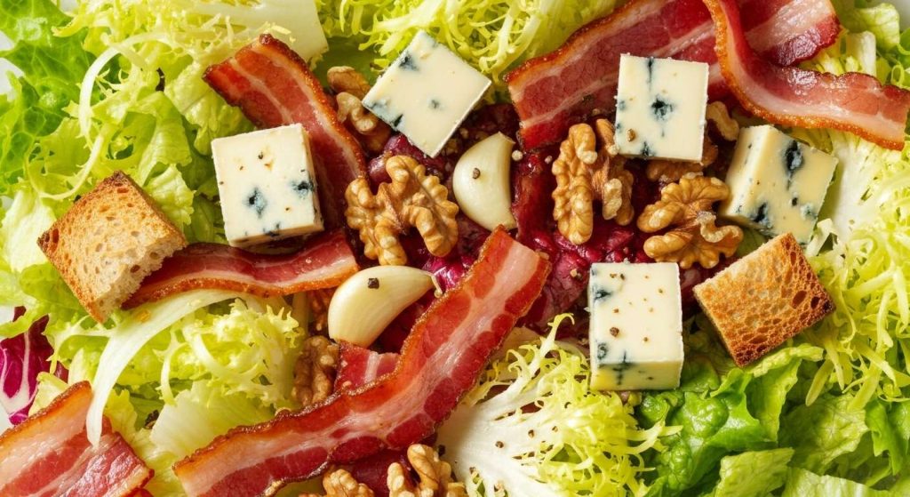 Salade bressane au bleu : découvrez la recette savoureuse