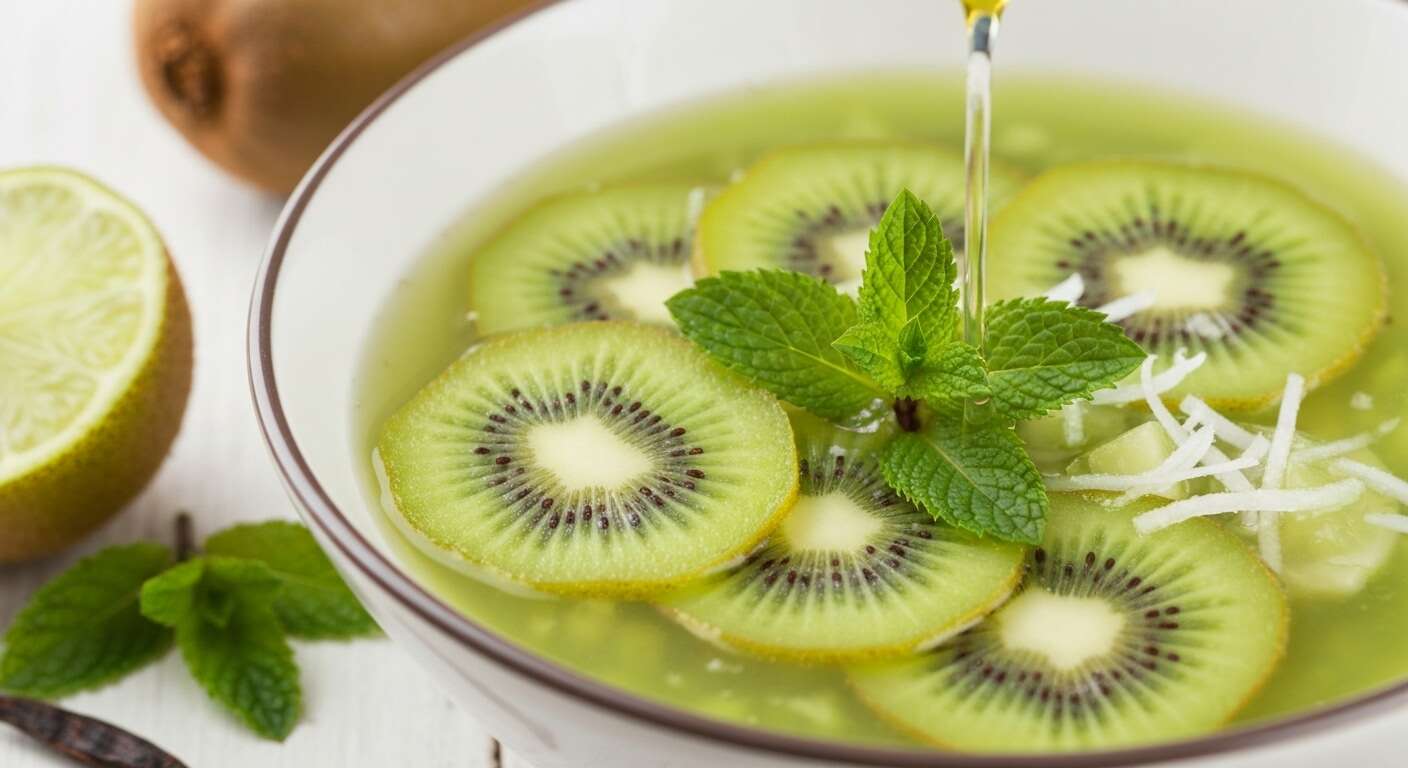 Soupe diététique aux kiwis : dessert léger pour le soir