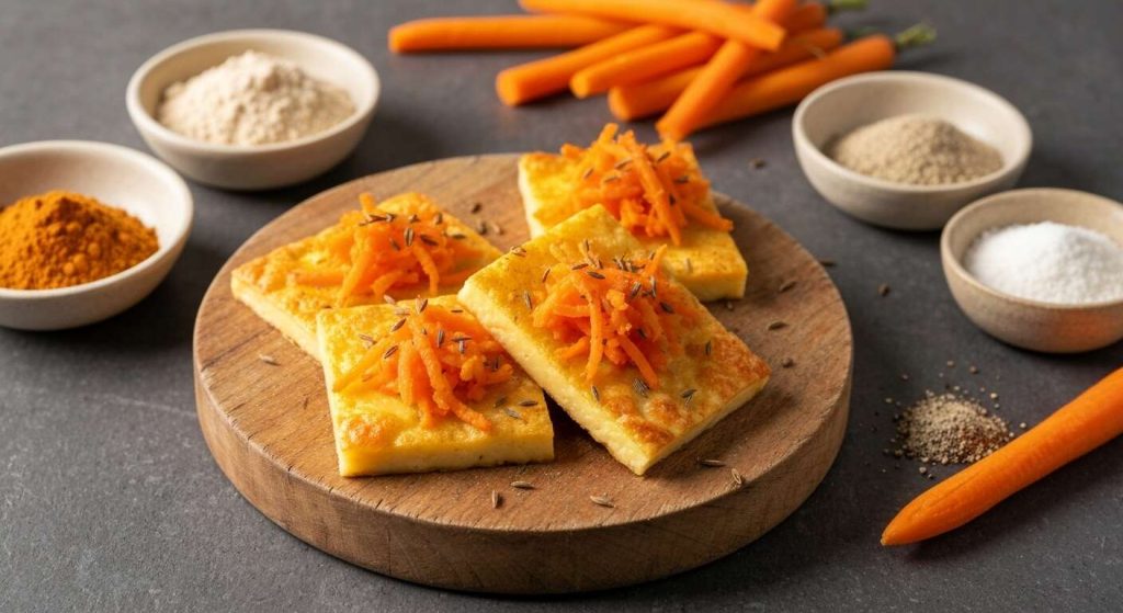 Recette : tuiles de Gouda aux Carottes Râpées et Cumin