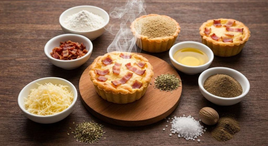 Mini-cake aux lardons et fromage : recette savoureuse