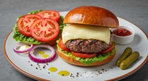 Recette de Burger au Boeuf et Fromage de Brebis