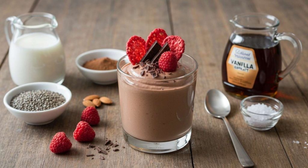 Recette légère : mousse au chocolat aux graines de chia