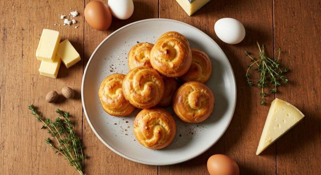 Gougères au fromage de brebis : recette gourmande