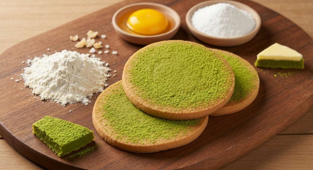 Sablés légers au thé matcha : recette facile et gourmande