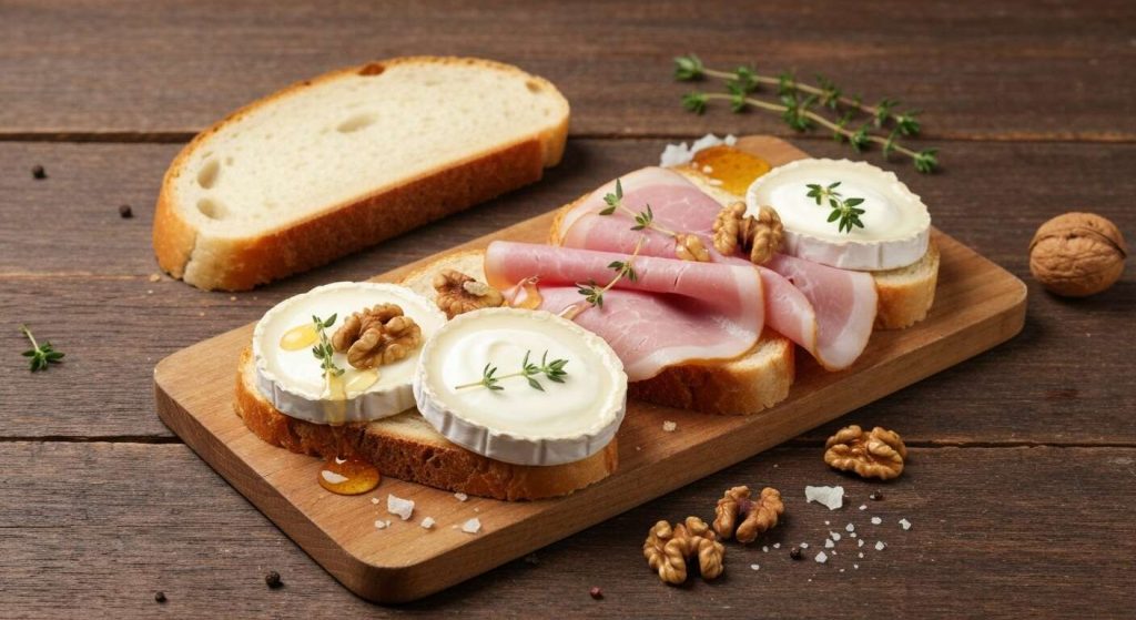 Recette Croque-Monsieur au Fromage de Chèvre Frais