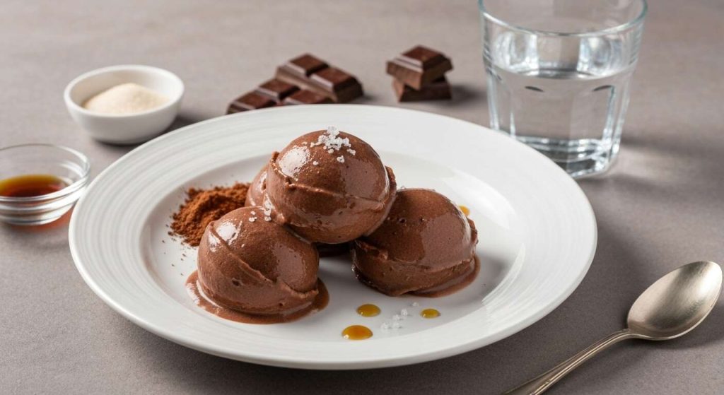 Sorbet léger au chocolat sans sorbetière : recette facile