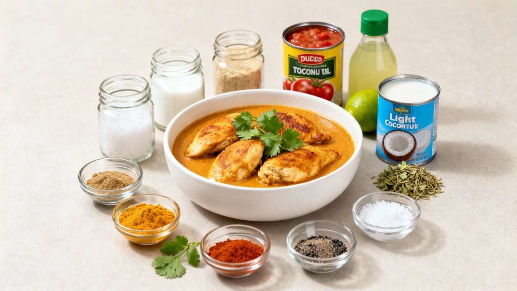 Poulet au curry léger et épicé : recette savoureuse et équilibrée