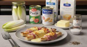 Recette d'endives au jambon et béchamel gratinées