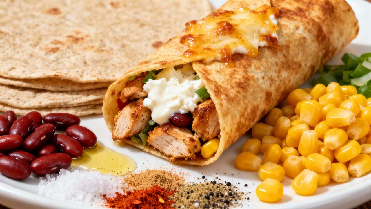 Tortillas au poulet et fromage frais : une recette savoureuse