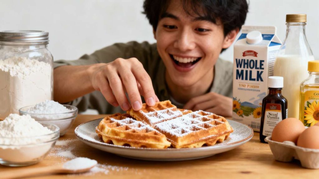 Gaufres légères et rapides : recette facile