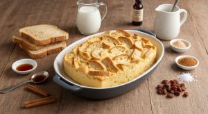 Pudding léger au pain : recette facile et rapide