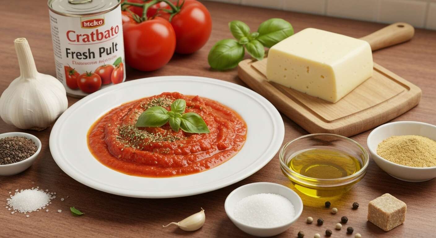 Sauce tomate crémeuse au fromage frais : recette simple et savoureuse