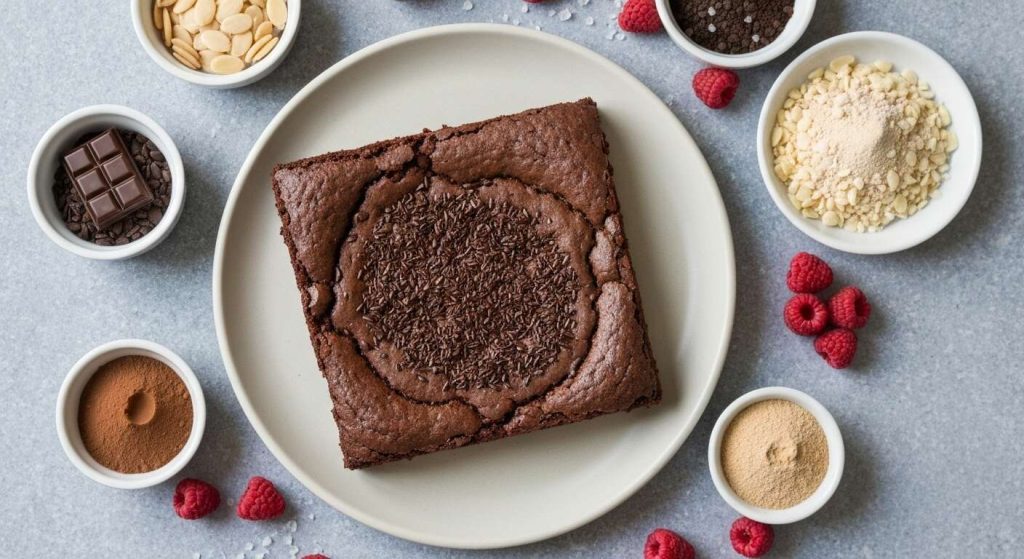Brownie léger aux framboises sans œufs ni beurre : une recette gourmande
