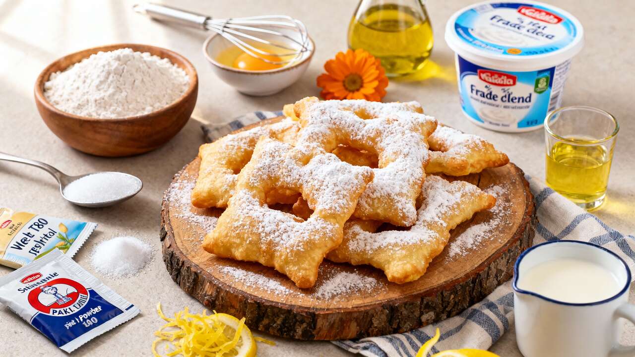 Recette légère : ganses de carnaval maison