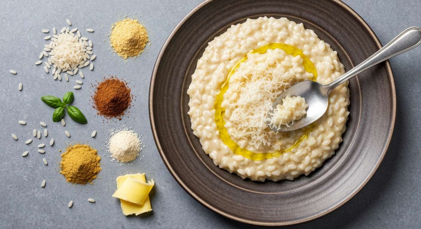 Recette de risotto crémeux au parmesan