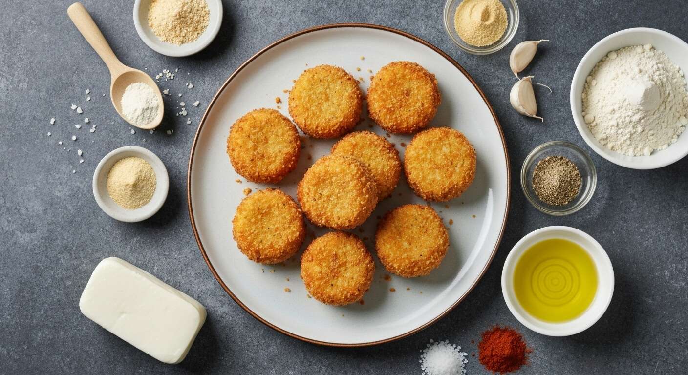 Bouchées de fromage pané : recette gourmande