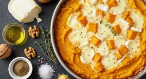 Recette de gratin butternut et chèvre