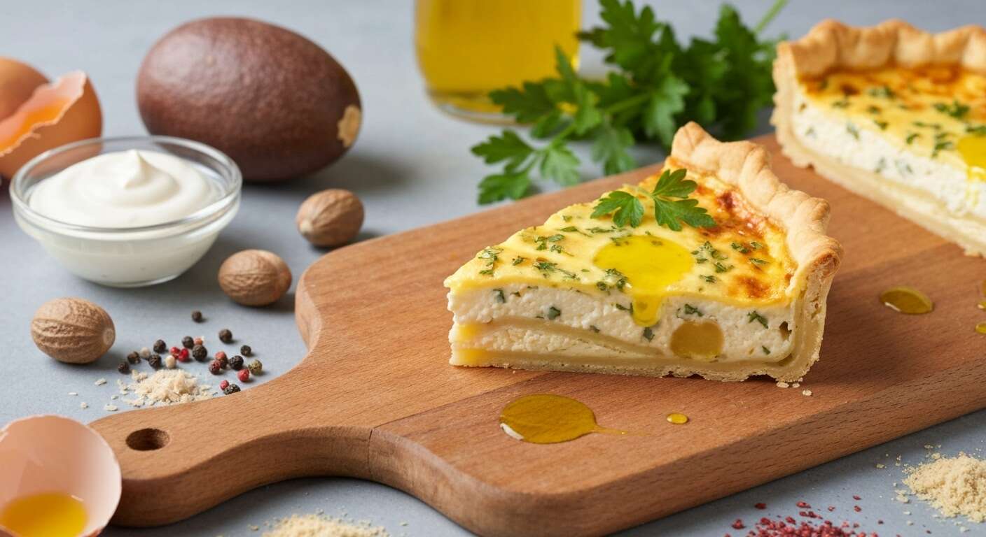 Quiche au potimarron et fromage frais : recette gourmande
