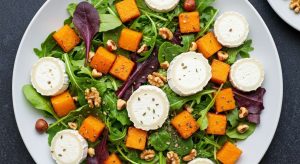 Salade Butternut et Champignons au Fromage : recette Gourmande