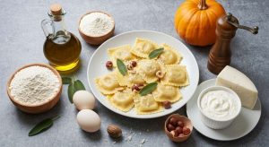 Raviolis de potimarron au fromage bleu : une recette savoureuse