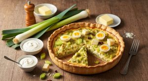 Flamiche aux poireaux et au Maroilles : une recette savoureuse