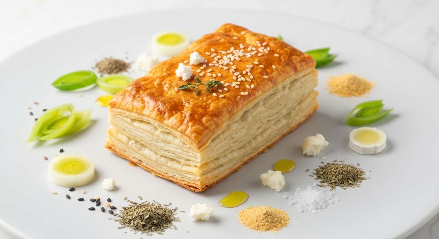 Recette : brick de poireaux au chèvre légère